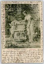 sign. Zatzka, Hans Liebesorakel Amor 1901 Künstlerkarte