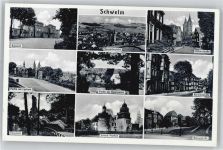 58332 W5830 Schwelm - Bahnhof, Gesamtansicht, Ehrenmahl, Schloss Matfeld