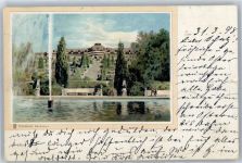 14467 O1510 Potsdam Künstlerkarte 1898 Sanssouci gez.Tuz