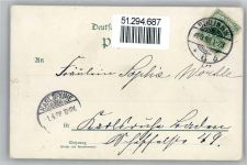 14467 O1510 Potsdam Künstlerkarte 1898 Sanssouci gez.Tuz