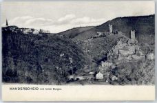 54531 W5562 Manderscheid , Eifel - Beide Burgen