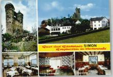 35753 W6349 Greifenstein , Hess - Gasthaus Gästehaus Simon Burgruine