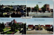 46045 W4200 Oberhausen , Rheinl - Rathaus Grillopark Polizeipräsidium Bahnhof