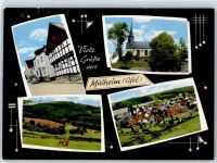 53945 W5378 Mülheim b Blankenheim, Ahr - Kirche Gasthaus