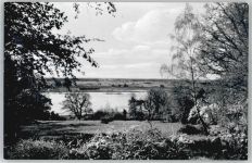 21481 W2058 Lauenburg , Elbe - Blick über die Elbe vom Sandkrughof
