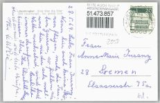 21481 W2058 Lauenburg , Elbe - Blick über die Elbe vom Sandkrughof