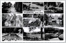 29683 W3032 Fallingbostel - Schwimmbad Löns-Denkmal Kirche