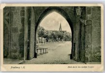 61169 W6360 Friedberg (Hessen) - Blick durch das vordere Burgtor