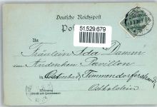 10115 W1000 Kreuzberg 1900 - Hallesche Tor Mondschein-AK