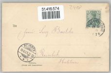 23669 W2408 Timmendorfer Strand 1901 - Badekarren Segelboote