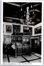 63875 W8751 Mespelbrunn Foto AK Schloss Mespelbrunn Fürstenzimmer