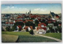 09599 O9200 Freiberg , Sachs 1915 Künstlerkarte Blick auf Freiberg