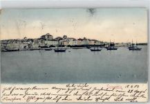 96100 Siracusa 1905 Lithographie Hafen