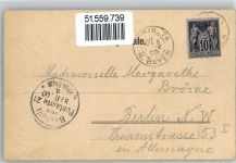 sign. Bans, H. Ausstellung 1900 Künstlerkarte