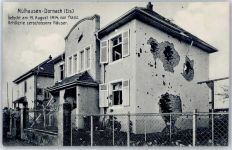 68100 Mulhouse Mülhausen - zerschossenes Haus in Dornach 1914