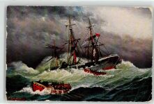 TSN Marineschiffspost 107 Segelschiff Künstlerkarte