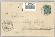 17375 O2111 Ahlbeck 1901 Lithographie Gruß aus Ahlbeck