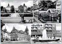 99867 O5800 Gotha , Thür - Schloss Wasserkunst Rathaus Springbrunnen Am Neumarkt