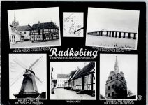 Rudkøbing - Gänsemarkt Mühle Brücke Kirche