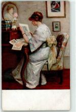 Minier Die Kunstfreundin Künstler Künstlerkarte