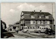 O6113 Masserberg Oldtimer Omnibus Foto AK
