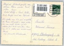 55116 W6500 Mainz a Rhein - im Volkspark Springbrunnen Hochhaus