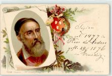 Tizian Portrait Künstler Lithographie