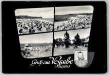 18586 O2356 Baabe , Ostseebad - Strand Strandpromenade Wappen Rügen