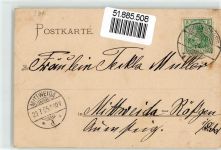 38100 W3300 Braunschweig 1905 Lithographie Dom