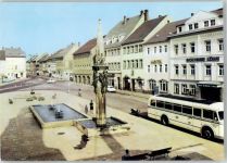 O9290 Rochlitz Hotel Goldener Löwe Omnibus Foto AK