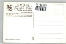 72488 W7480 Sigmaringen - Gasthaus Zoller Hof