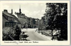 09427 O9373 Ehrenfriedersdorf Foto AK Blick zum Rathaus Erzgebirge