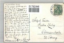 91171 W8547 Wildbad 1909 Lithographie Obere Olgastrasse mit Kernerstrasse