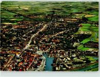 25813 W2250 Husum , Nordsee - Fliegeraufnahme