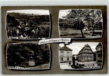 75236 W7539 Ersingen , Baden - Antoniuskapelle Rathaus Partie an der Eiche