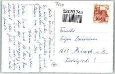 75236 W7539 Ersingen , Baden - Antoniuskapelle Rathaus Partie an der Eiche