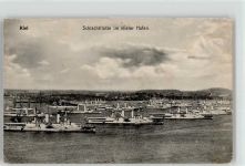 24103 W2300 Kiel , Ostsee - Schlachtflotte Kieler Hafen