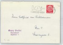 W6100 Darmstadt WK II WHW Sonderstempel