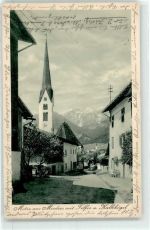 6142 Mieders - Dorfpartie Kirche Telfes Kalkkögel