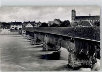 79713 W7880 Bad Säckingen - Brücke Kirche Rhein
