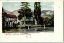 38871 O3705 Ilsenburg Lithographie Gasthaus Zu den roten Forellen Waldhöhe