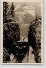 Brünig Brünigbahn Passhöhe Bergbahn Foto AK