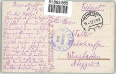 64283 W6100 Darmstadt - Paradeplatz Hochzeitsturm Schloss-Grlockenspiel