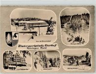 98559 O6055 Oberhof , Thüringen - Haus der Freundschaft Wappen Thüringer-Schanze Ernst-Thälmann-Haus