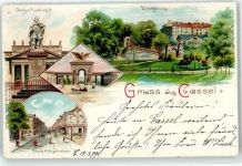 34117 W3500 Kassel , Hess 1899 - Auetor Dratbrücke Obere Königstrasse