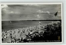 23669 W2408 Timmendorfer Strand - Strand Blick von der Strandhalle