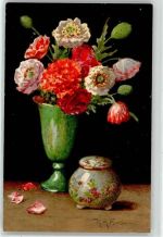 Foster, R. A. Blumen Künstler Künstlerkarte