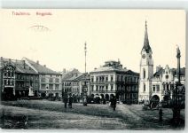 Trutnov Trautenau 1914 - Ringplatz Denkmal Kirche