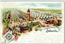 14727 O1831 Döberitz Lithographie / Künstlerkarte 1900 Truppenübungsplatz