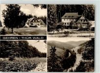 98708 O6301 Gehren , Thür - Gasthaus Seerose Schobsemühle Schobsetal